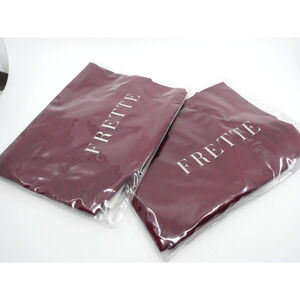 Set of 4 Frette Placemats Made In Italy Chianti Burgundy Color 16" x 20"